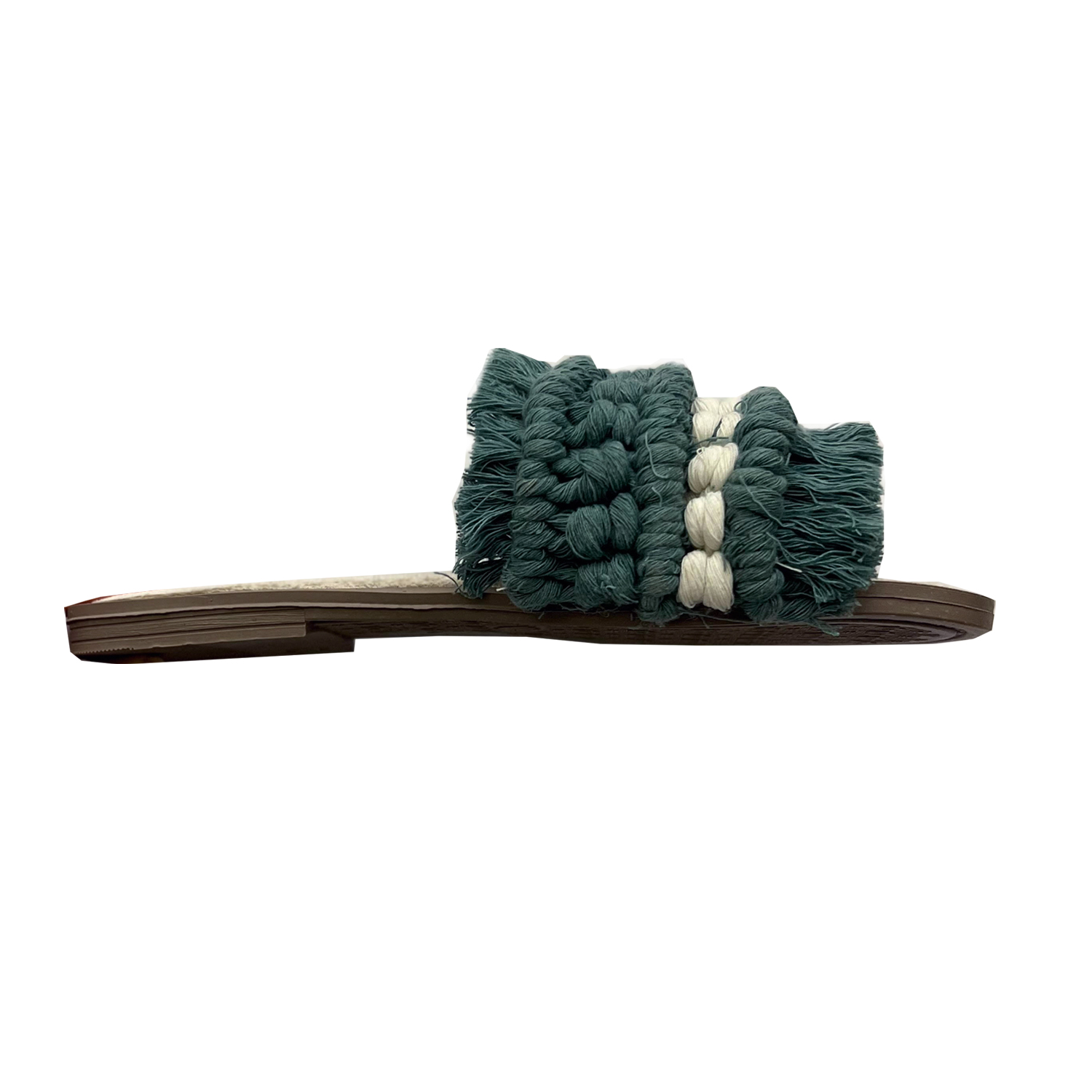 Tongs Boho Chic Plates pour Femmes Modèle faites à la main