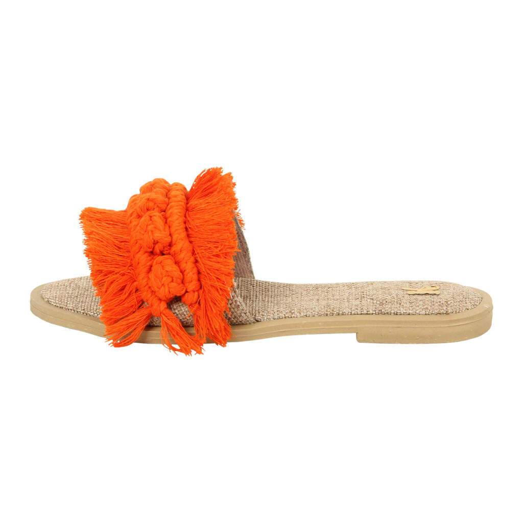 Tongs Boho Chic Macramé pour Femmes avec Bout Rond