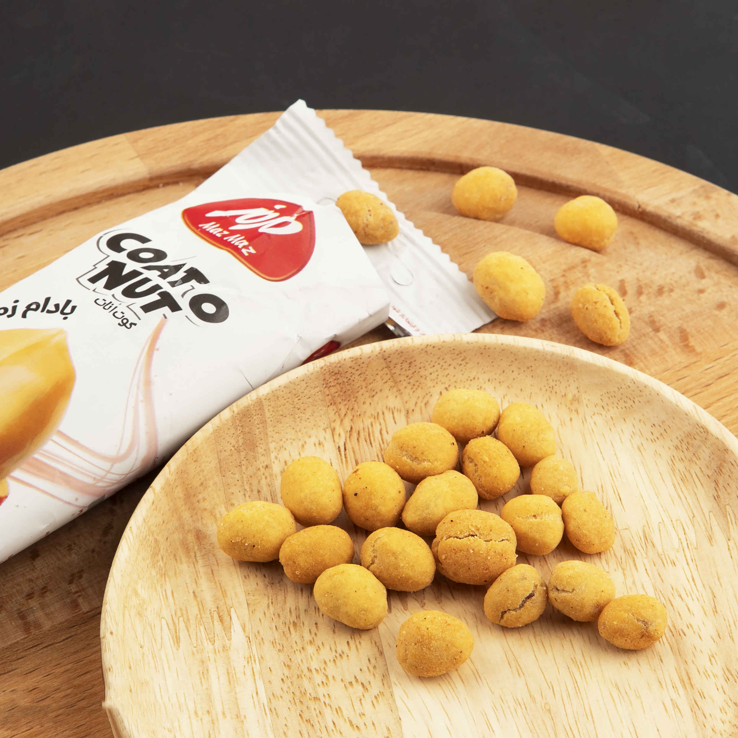 Cacahuètes enrobées au ketchup Maz Maz – 35 g (10x)