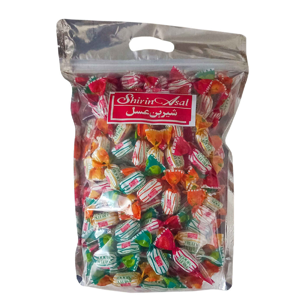 Toffee au chocolat aux fruits mélangés Shirin Asal 1000g