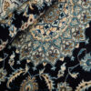 Tapis persan avec laine noué à la main authentique à Birjand Lachak Toranj
