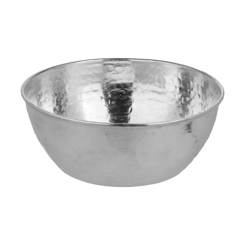 Bol de table persan en cuivre martelé et fabriqué à la main