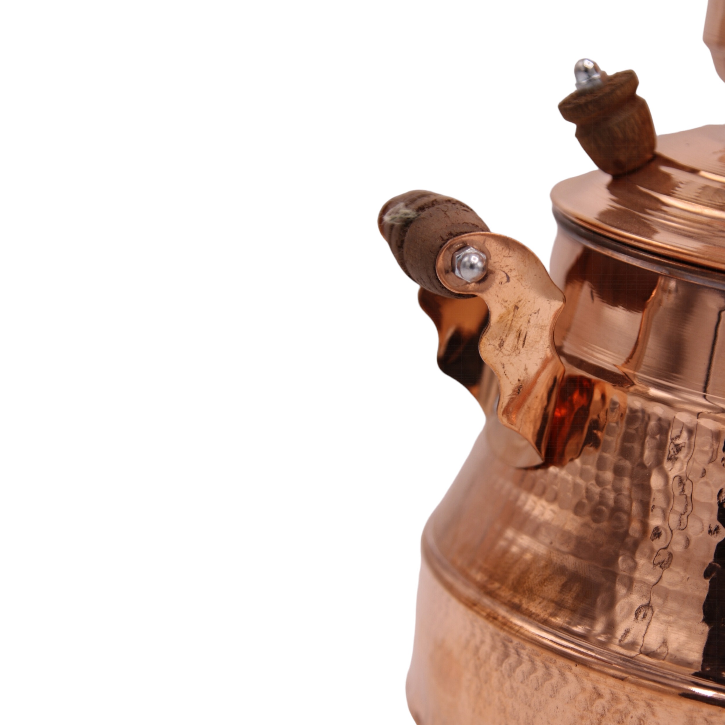 Samovar de thé en cuivre persan pour cuisinière Modèle Amin