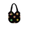 Sac tote crochet tissé à la main avec design de camomille