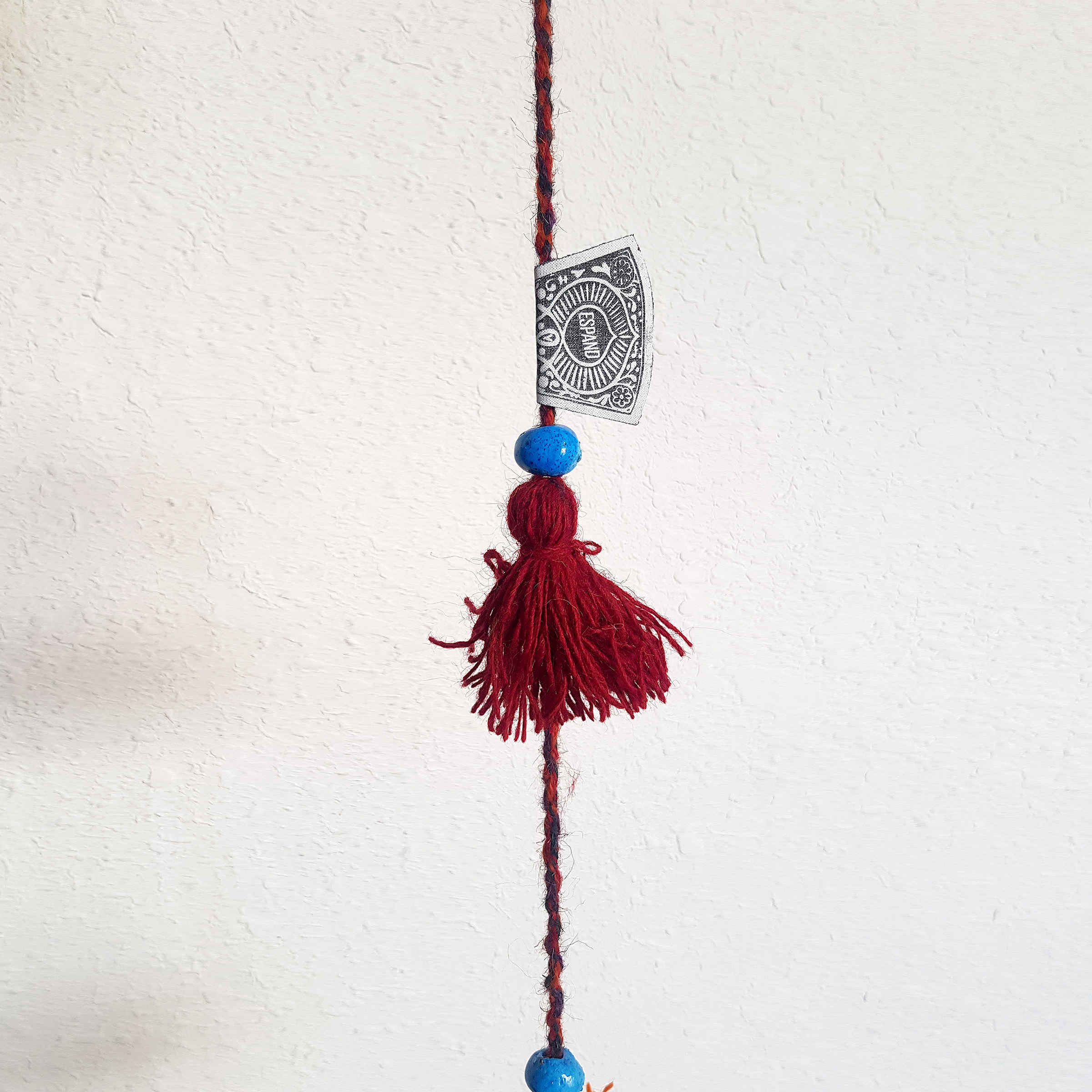 Tenture murale persane à pompons DIY – Artisanale traditionnelle