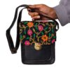 Sac bandoulière persan brodé à la main, design floral