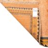 Tapis Gabbeh persan avec laine tissé à la main en Fars géométrique bordé