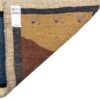 Tapis Gabbeh persan avec laine tissé à la main en Fars géométrique marron