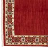 Tapis Gabbeh Persan en laine tissé à la main dans le Fars, floral et bordé