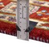 Tapis Gabbeh Persan en laine tissé à la main dans le Fars, floral et bordé