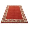 Tapis Gabbeh Persan en laine tissé à la main dans le Fars, floral et bordé