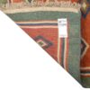 Tapis Gabbeh persan en laine tissé à la main en Fars géométrique orange