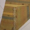 Tapis Kilim persan avec laine tissé à la main en rayé crème
