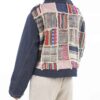Manto persan coupe ample pour femmes avec design patchwork
