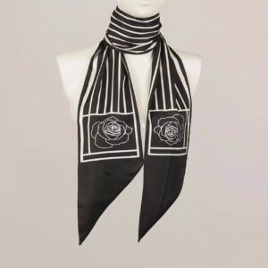 Foulard persan pour femme à rayures – Modèle Fleur
