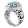 Bague Faite Main pour Homme avec Turquoise de Neyshabur