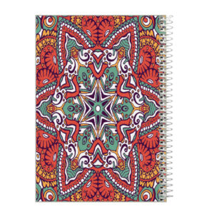 Bloc-notes persan avec design Eslimi, Édition orange, Cahier de poche
