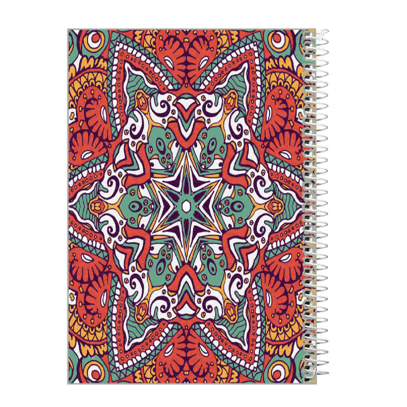 Bloc-notes persan avec design Eslimi, Édition orange, Cahier de poche