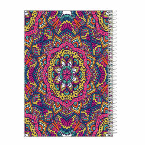 Bloc-notes persan avec design Eslimi, Édition violette, Bloc de rédaction compact