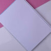 Bloc-notes persan avec design Eslimi, Édition violette, Bloc de rédaction compact