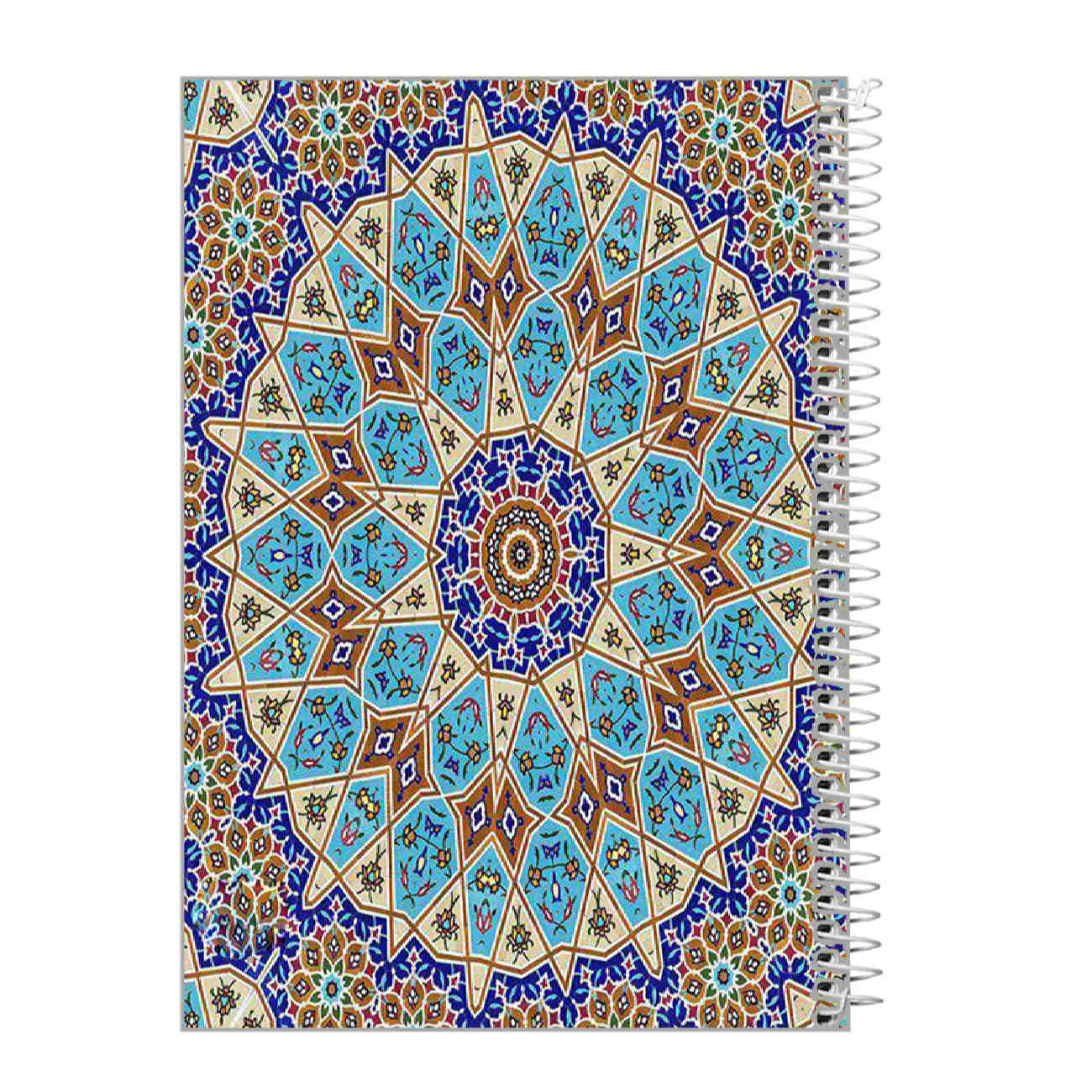 Bloc-notes persan avec design Eslimi, Édition bleue, Bloc-notes artistique