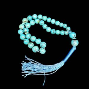 Chapelet turquoise de Neyshabur – 33 perles de prière