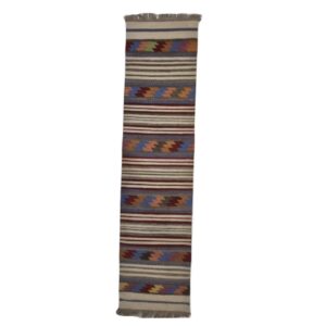 Chemin de Table Tapis Persan avec Design Rayé Traditionnel
