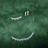 Ensemble de bijoux en argent persan avec pierre précieuse rubis pour femmes
