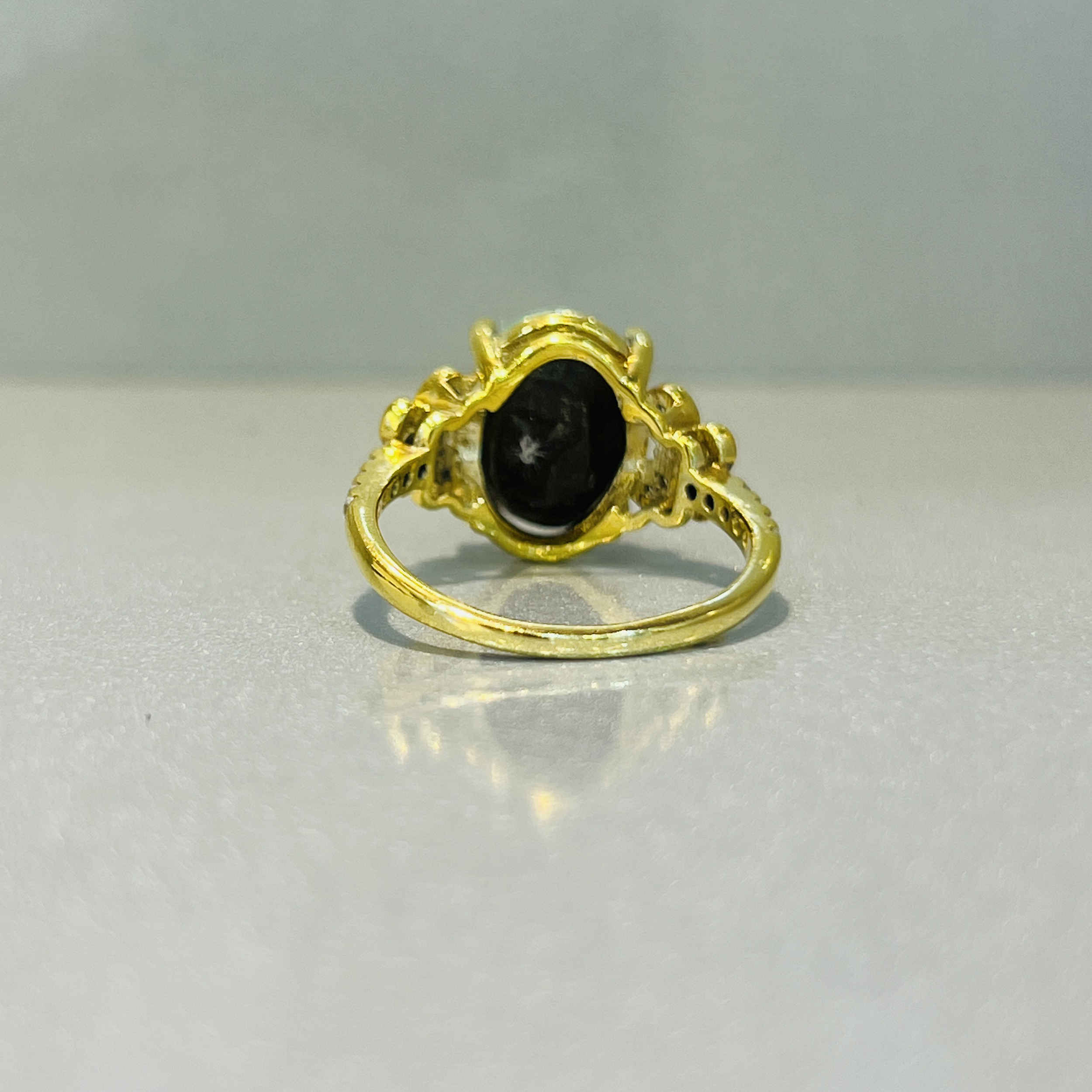 Bague Modèle Papillon en Argent Persan avec Turquoise de Neyshabur pour Femme