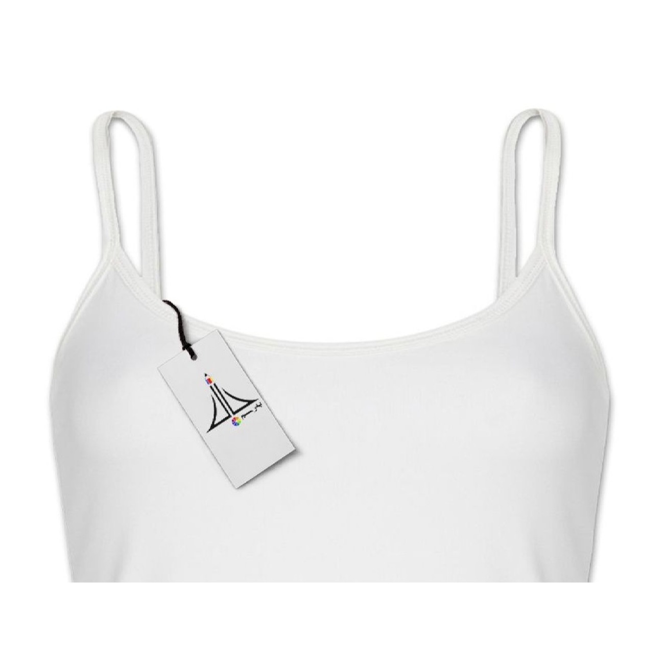 Top débardeur style persan avec bretelles et design attrape-rêves