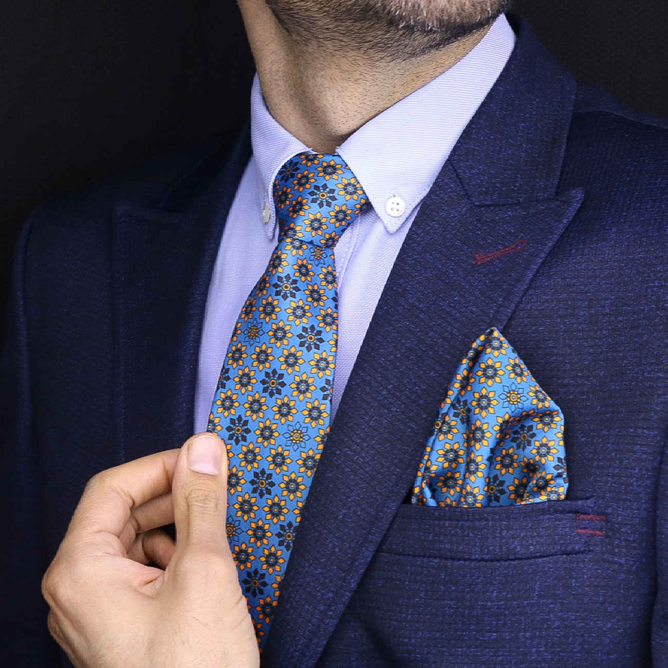 Cravate pour homme – Design floral persan