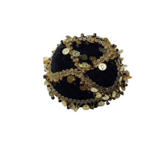 Chapeau Ethnique Persan en Velours Traditionnel – Fait Main pour Femme