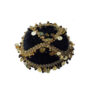 Chapeau Ethnique Persan en Velours Traditionnel - Fait Main pour Femme