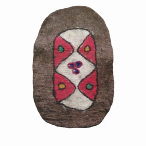 Tapis en feutre de laine persan 100% naturel et fait main Sohrab