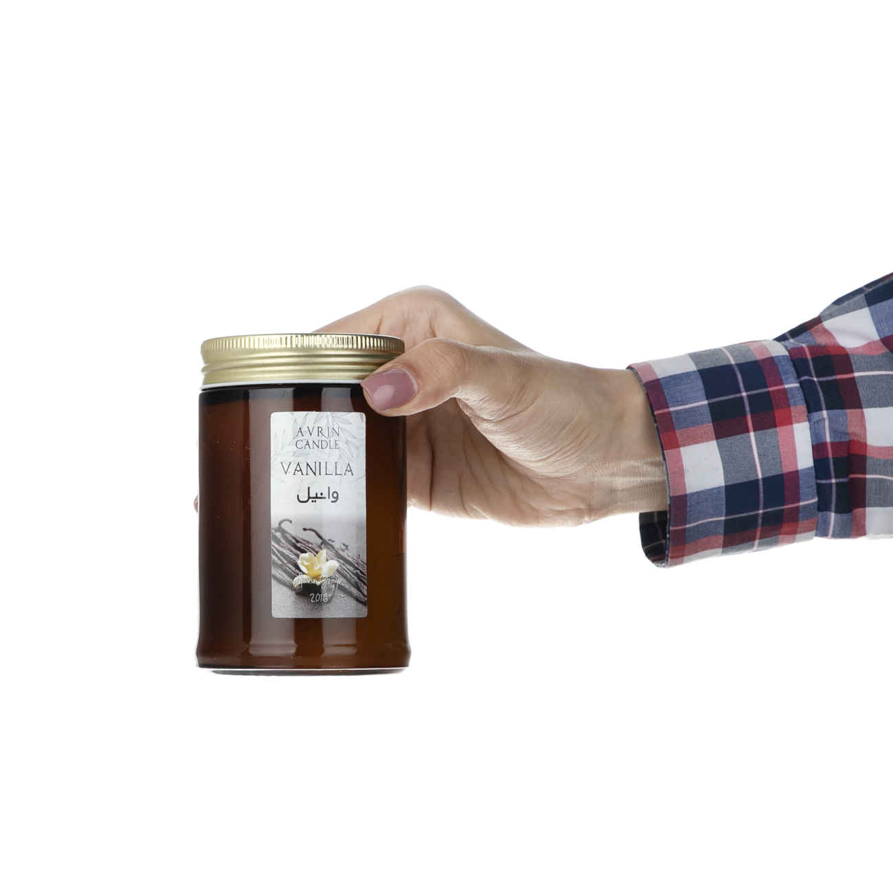 Bougie parfumée en pot pour cadeau et décoration, parfum vanille