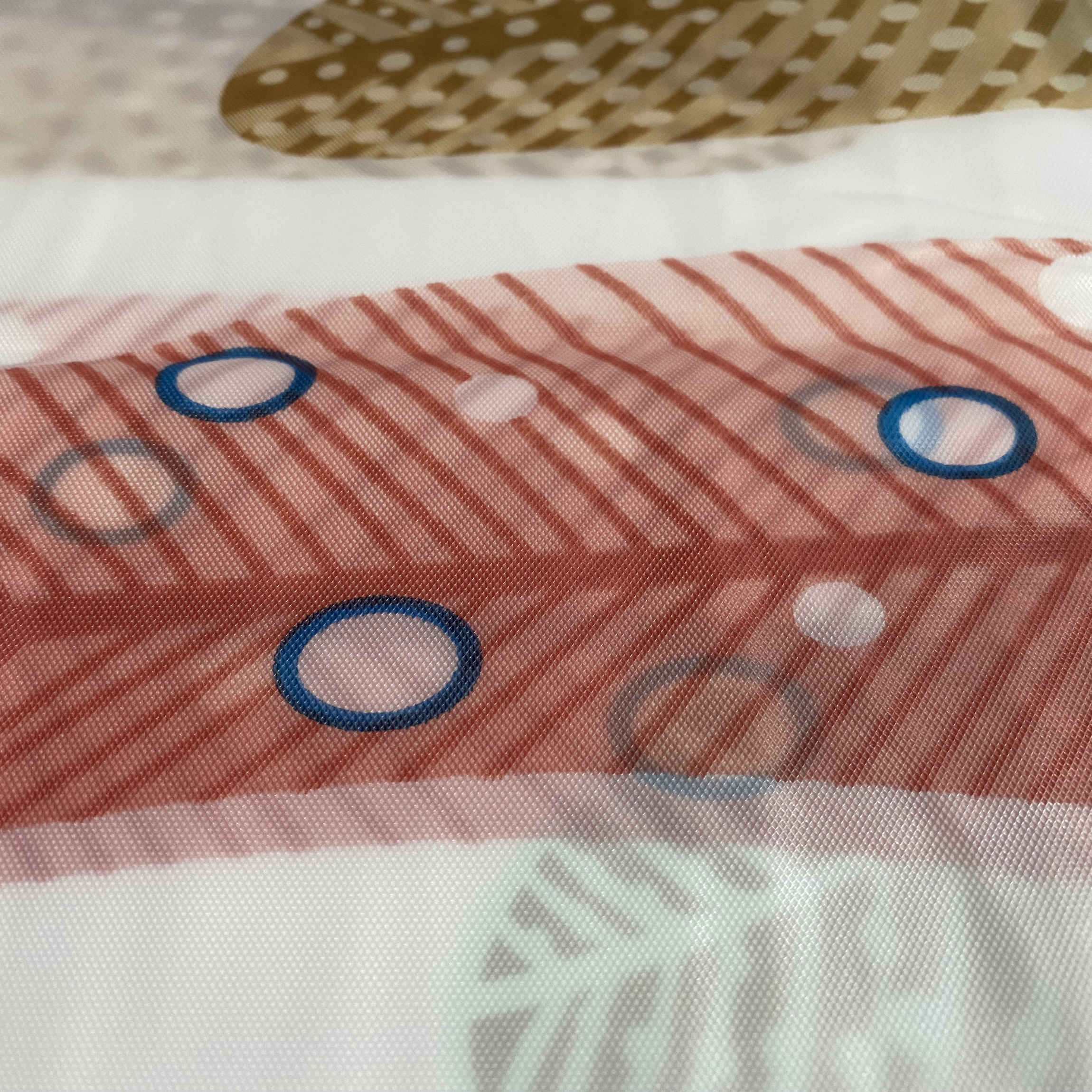 Rideau de douche en polyester avec 12 œillets – Décoration de salle de bain