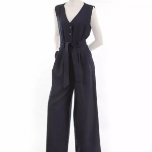 Salopette Sans Manches avec Ceinture pour Femmes – Modèle Tanaz