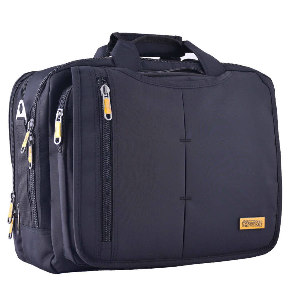 Mallette en cuir spacieuse pour ordinateurs portables de 13 à 15 pouces, modèle A-70