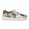 Sneakers avec Imprimé Graffiti – Chaussures Décontractées Chic pour Femmes Modèle Sabrina