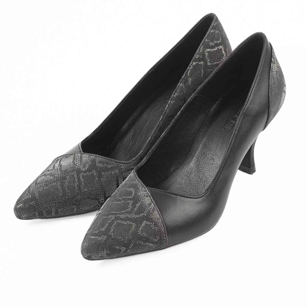 Chaussures à Talons Hauts en Cuir Naturel pour Femmes Modèle Bantel