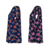 Chemise à manches courtes pour femmes avec design floral, ensemble de 2