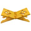 Support Rehal en bois pliable pour le Coran avec design de tulipe