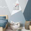 Horloge Murale en Bois pour Chambre d'Enfant Modèle Petit Éléphant