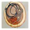 Collier Bohème Artistique en Macramé, Fait Main