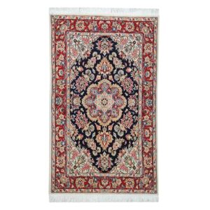 Tapis de prière persan authentique noué à la main et luxueux Sajada Kurush