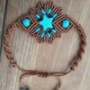 Bracelet macramé brodé bohème pour femmes modèle Étoile