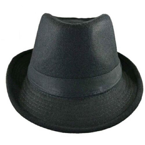 Chapeau Fedora classique noir pour homme au style intemporel