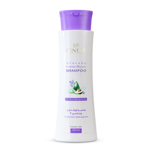 Cinere Shampooing à l’Avocat & Vitamine F, Convient aux Cheveux Secs & Abîmés (250 ml, x4)