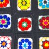 Nappe au Crochet Tricotée à la Main en Design Floral Modèle Aref