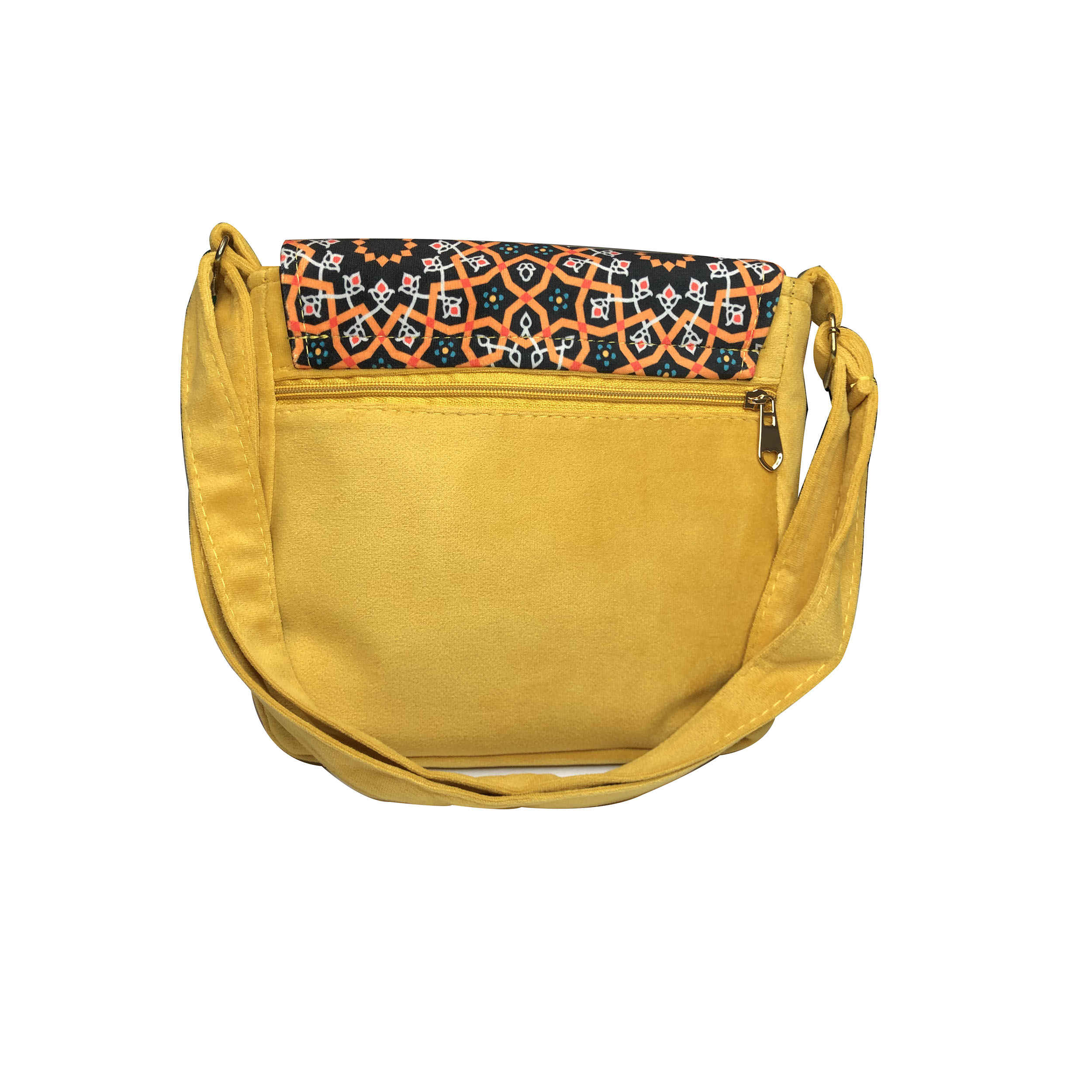 Sac bandoulière bohème avec motif inspiré de la Perse, modèle Sun